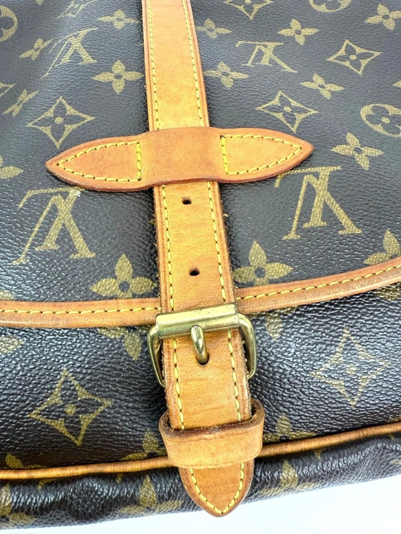 Louis Vuitton Monogram Saumur 30 Vintage Saddle Messenger CrossbodyBag - 13