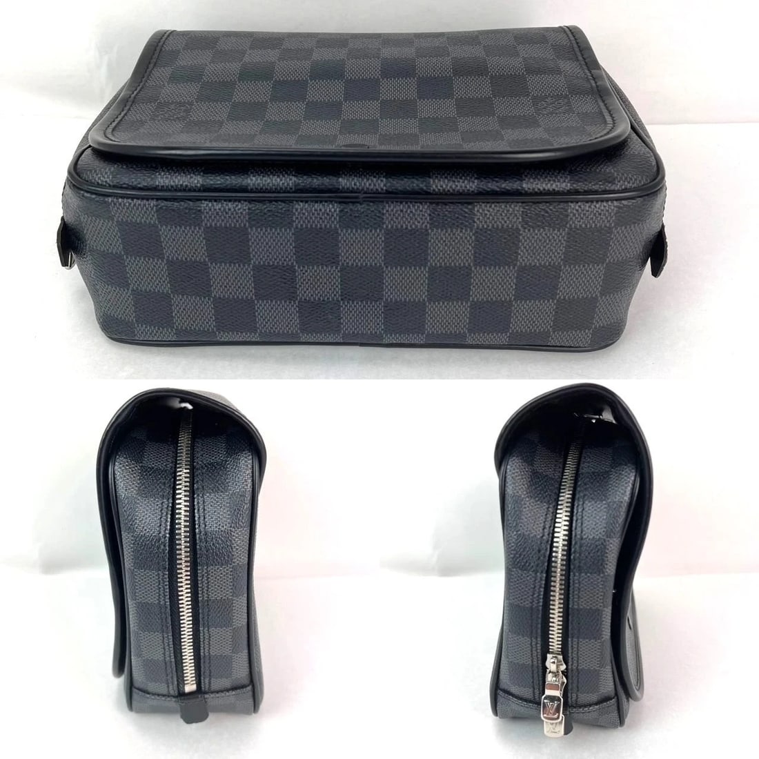 Louis Vuitton Damier Graphite Hanging Toiletry Kit Pouch - 4