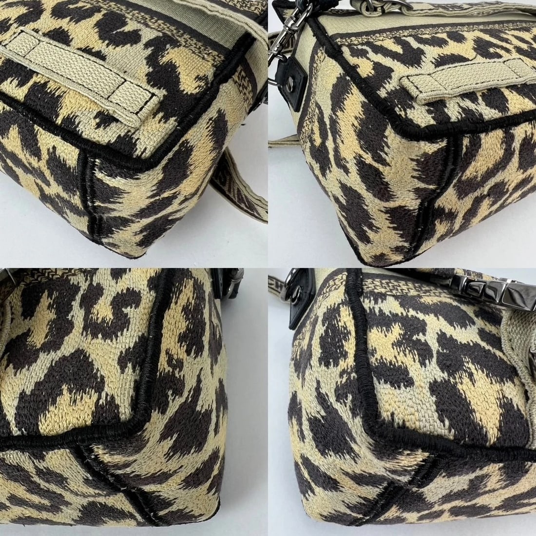 Christian Dior Small Diorcamp Leopard Messenger Shoulder Bag - 15