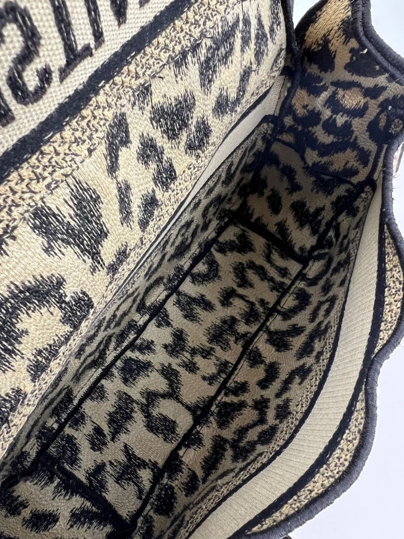 Christian Dior Small Diorcamp Leopard Messenger Shoulder Bag - 8