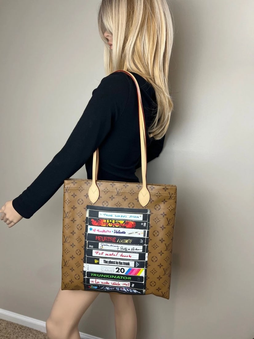 Louis Vuitton Carry It Limited Edition Reverse Monogram Video Tape Tote - 15