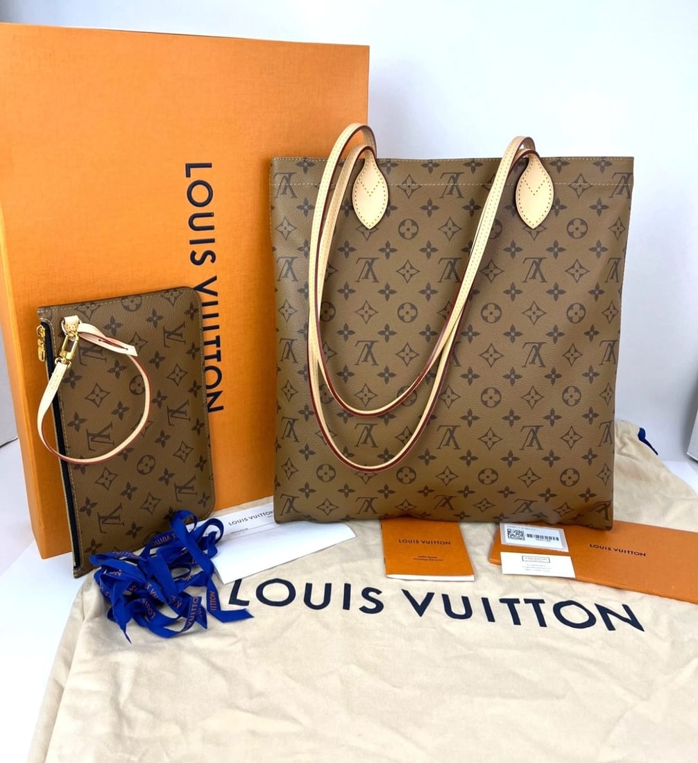 Louis Vuitton Carry It Limited Edition Reverse Monogram Video Tape Tote - 2