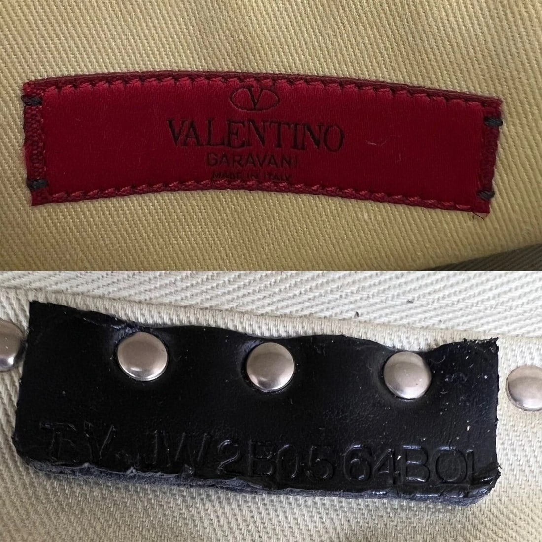 Valentino Rockstud Double Zip Purple Leather Crossbody Bag - 3