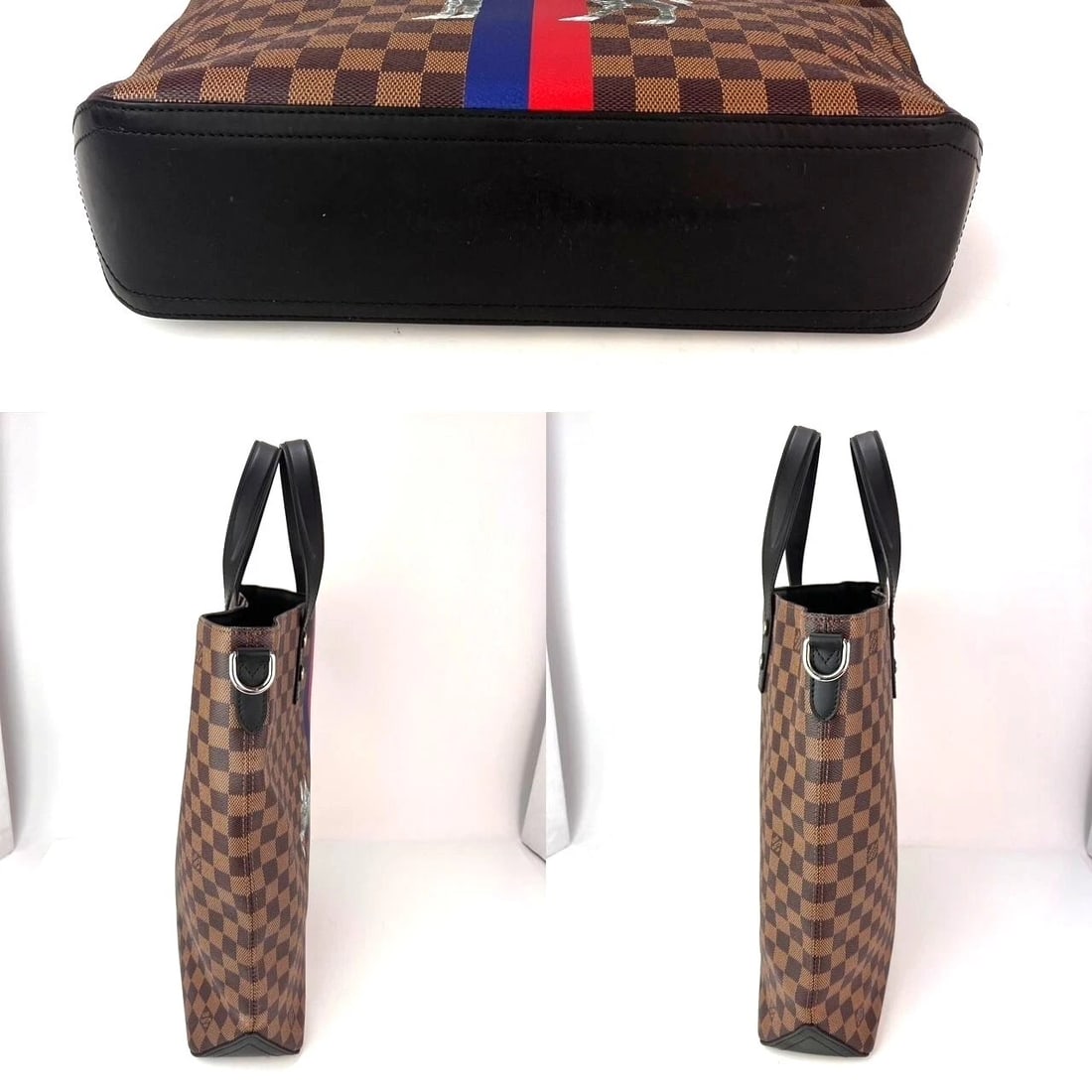 Louis Vuitton Savane Damier Ebene Zebra Atlas Tote - 3