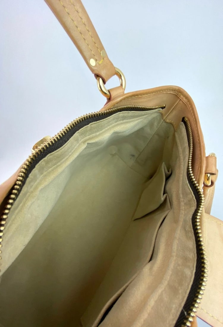 Louis Vuitton BOETIE PM Monogram Brown Canvas Hobo Tote Bag - 9