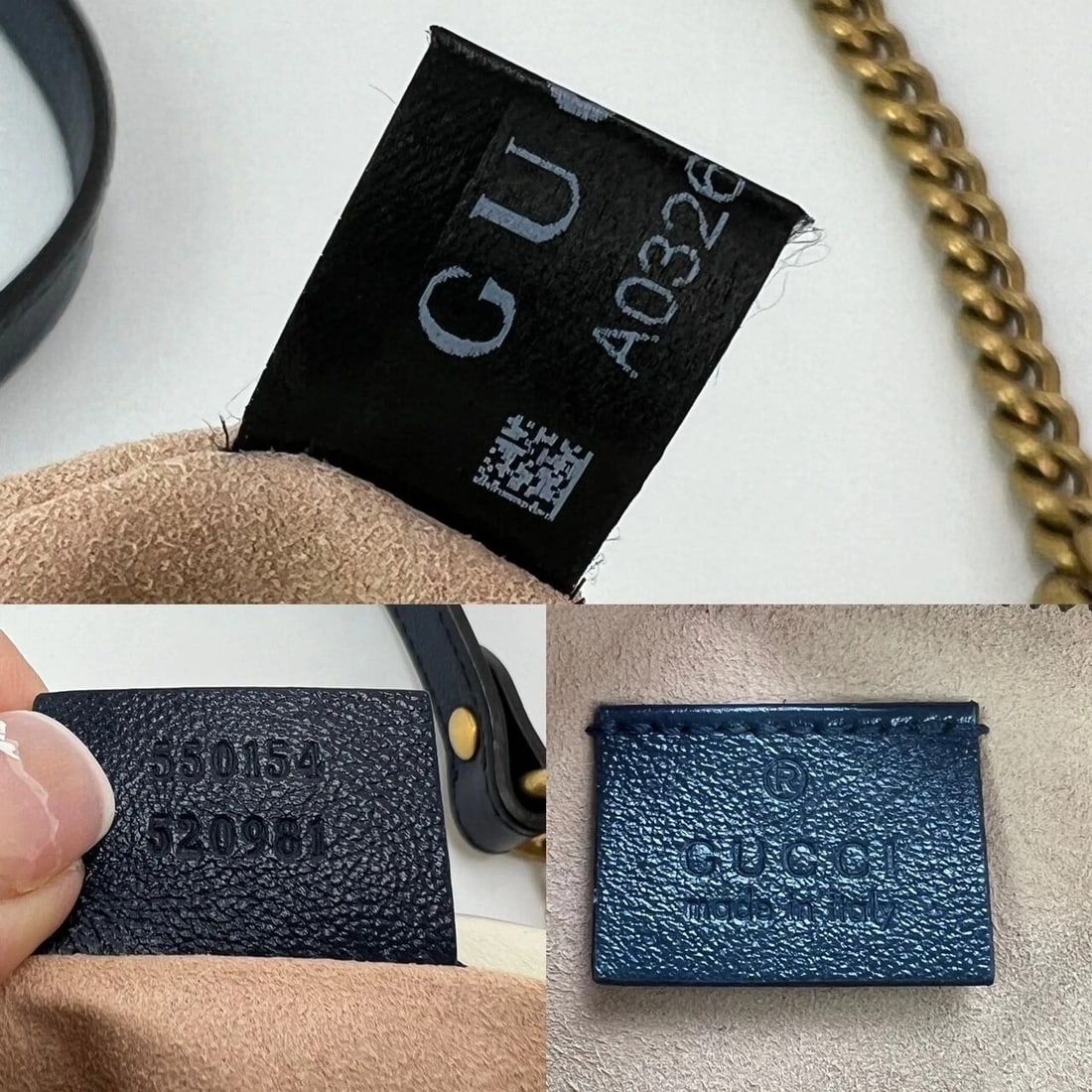 Gucci GG Azalea Matelasse Leather Round Mystic White Shoulder Bag - 5
