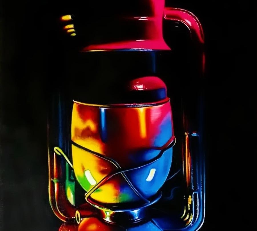 Awosola Michael Angello, Down Nepa -21st Century, Contemporary, Still Life Painting, Oil, 2024 - 4
