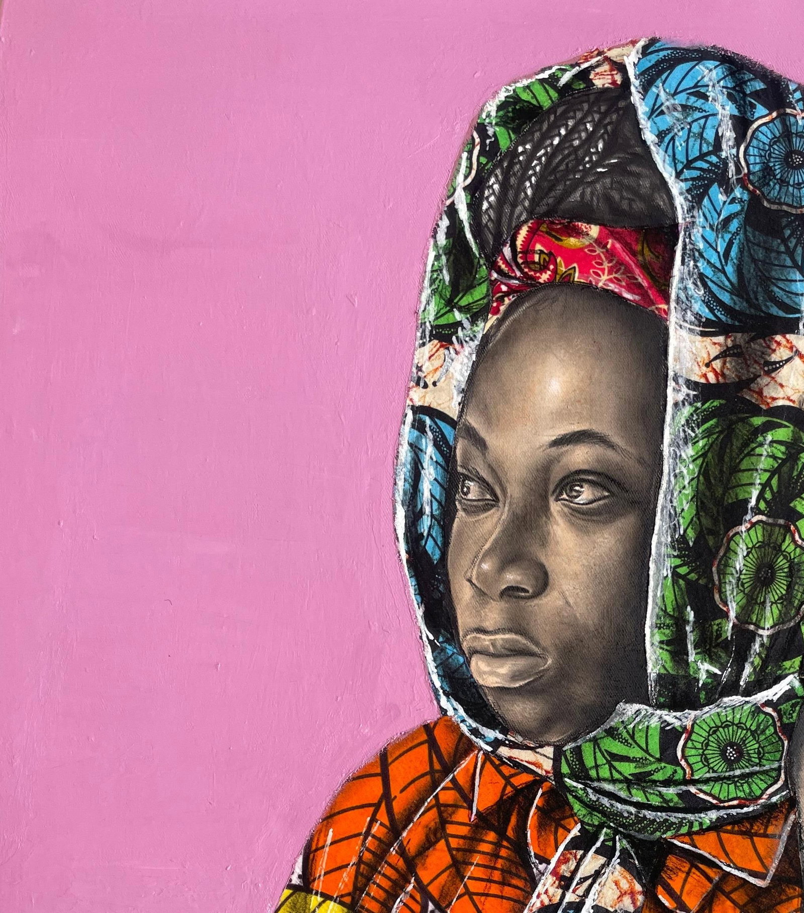 Ademola Clement Ajayi, Hope of Glory (Ireti Ogo) - 21st Century, Contemporary, Figurative, Cultural, - 5