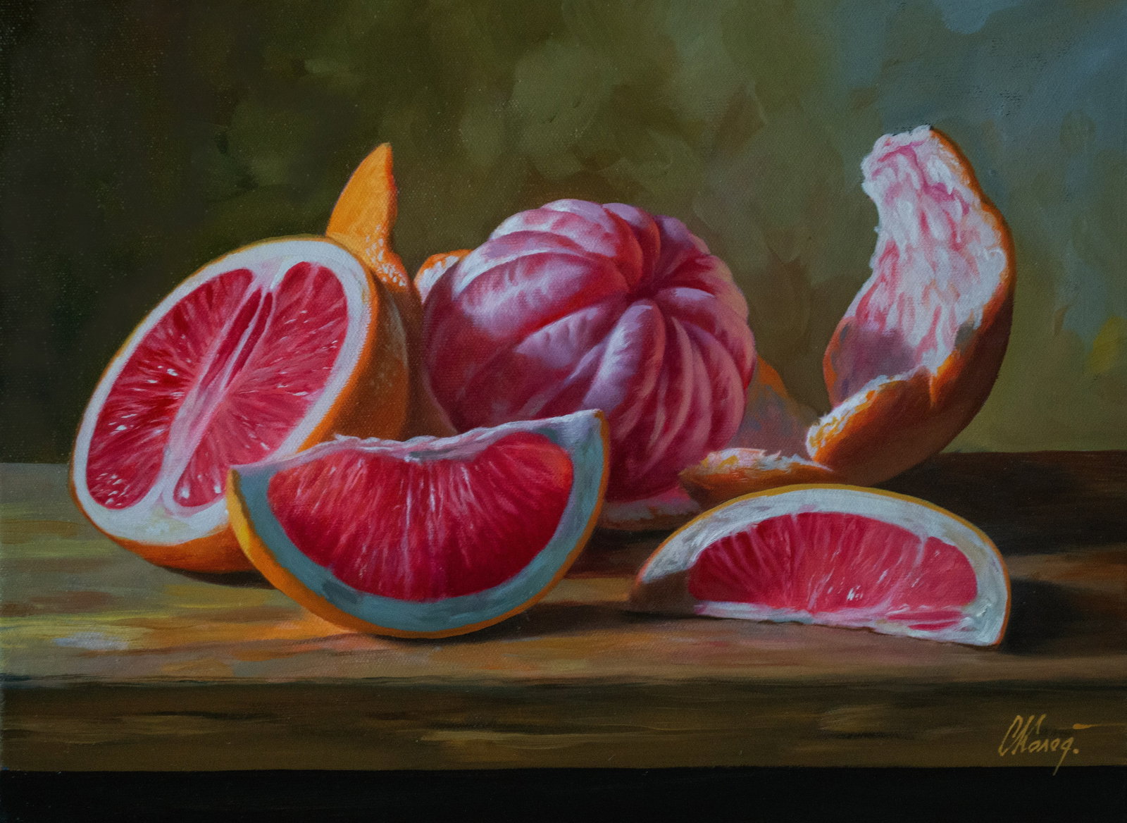 Still Life with Grapefruit(24943) - 2
