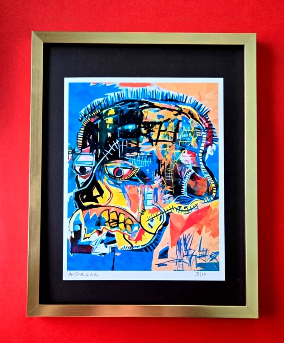 ALEXANDER DULAC + "CRAZY NEW YORK" Hand Signed Authentic Print LtdEd of 10 COA: Up for Sale is this Beautiful and Elegant Hand Signed Authentic Giclee by renowned contemporary artist ALEXANDER DU LAC " CRAZY NEW YORK " The print is mounted and framed. The area covered by the whol
