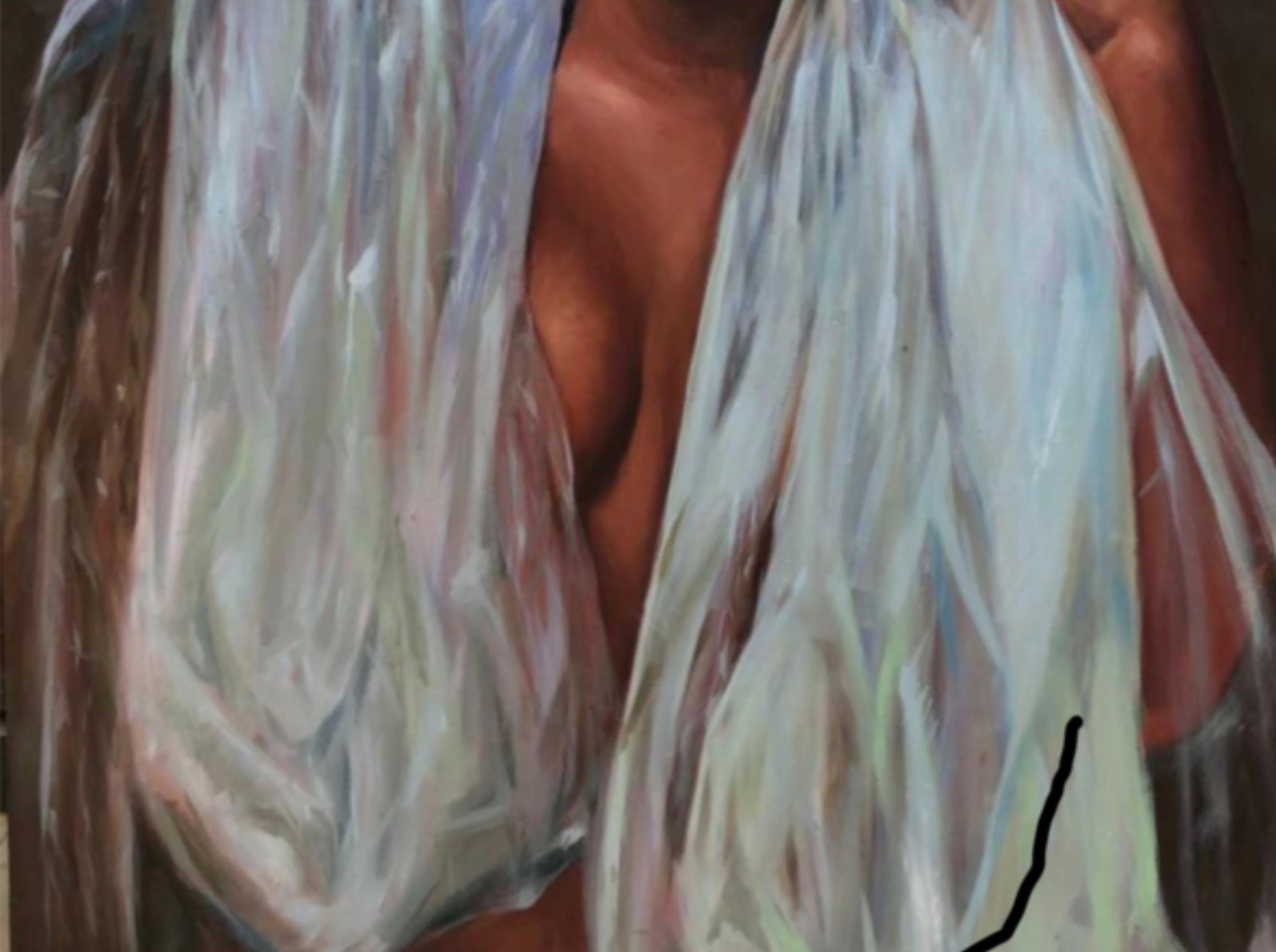 Sayeed Momoh, Wura (Gold) - 21st Century, Expressionist, Figurative Portrait, Oil, Women, 2023 - 7