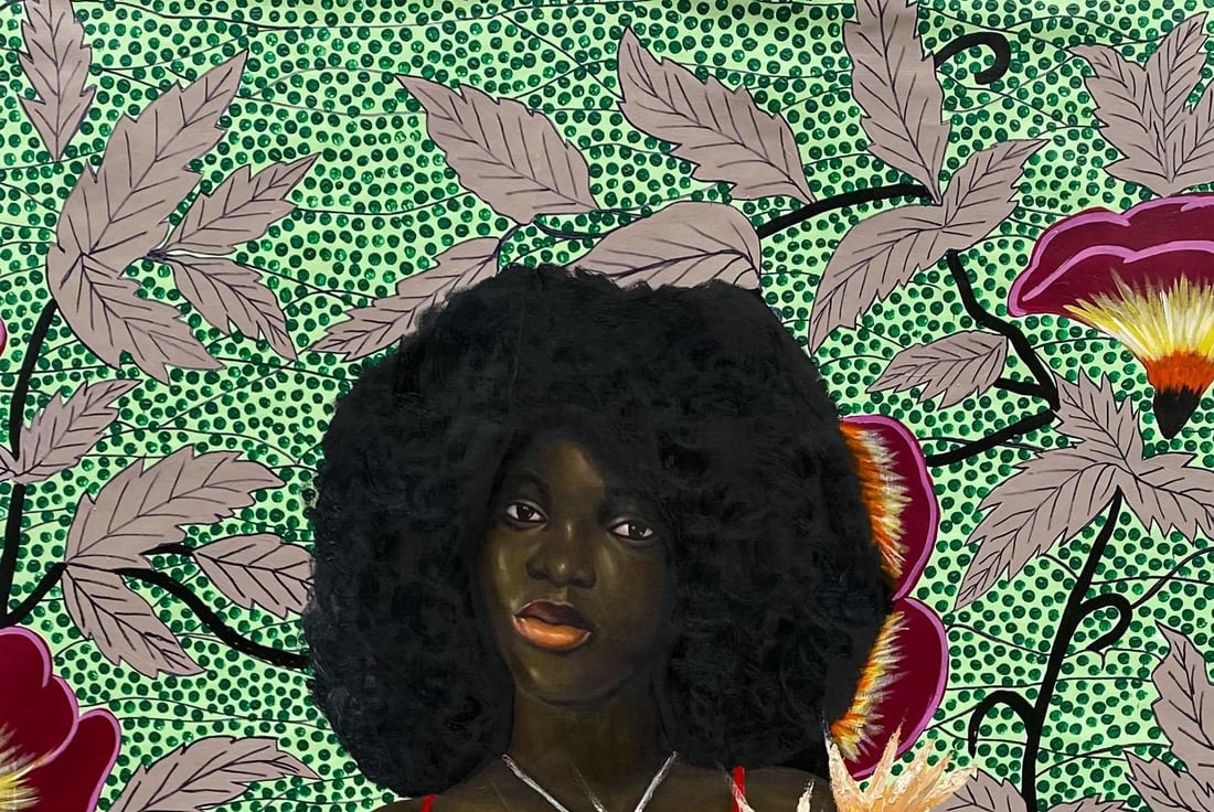 Gobe Joseph, Blossoms of Strength 2 -21st Century, Contemporary, Figurative Painting, Women, 2023 - 11