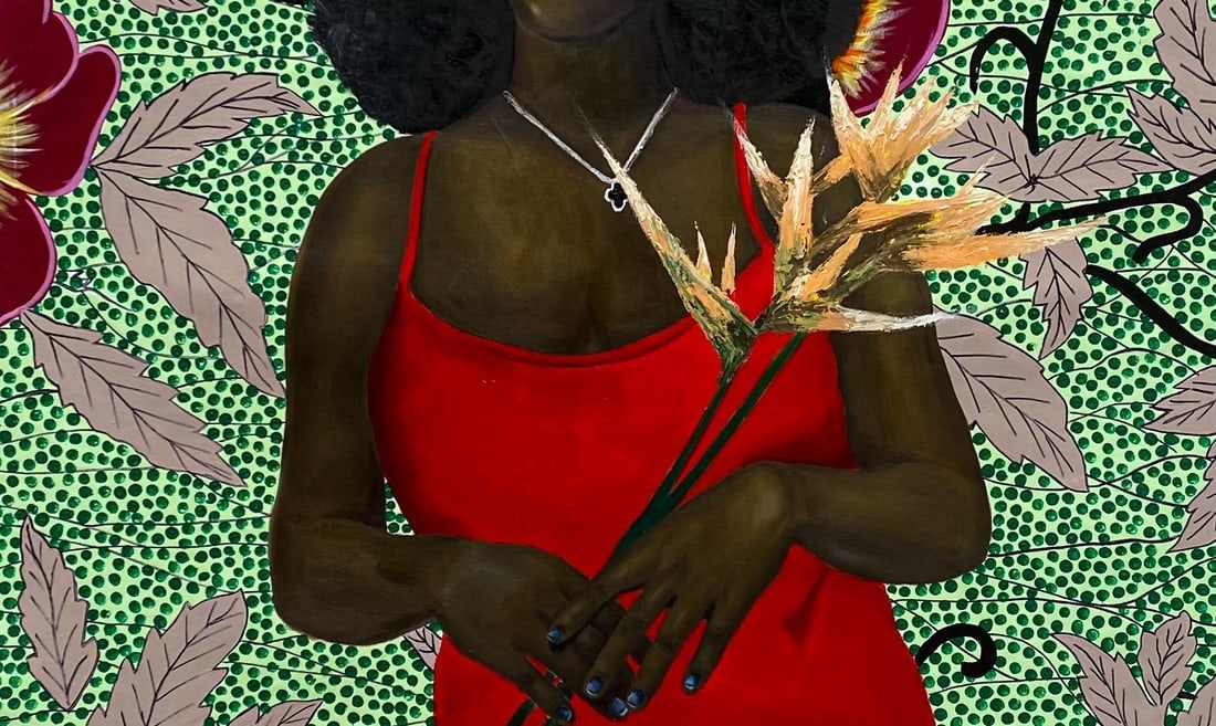 Gobe Joseph, Blossoms of Strength 2 -21st Century, Contemporary, Figurative Painting, Women, 2023 - 2
