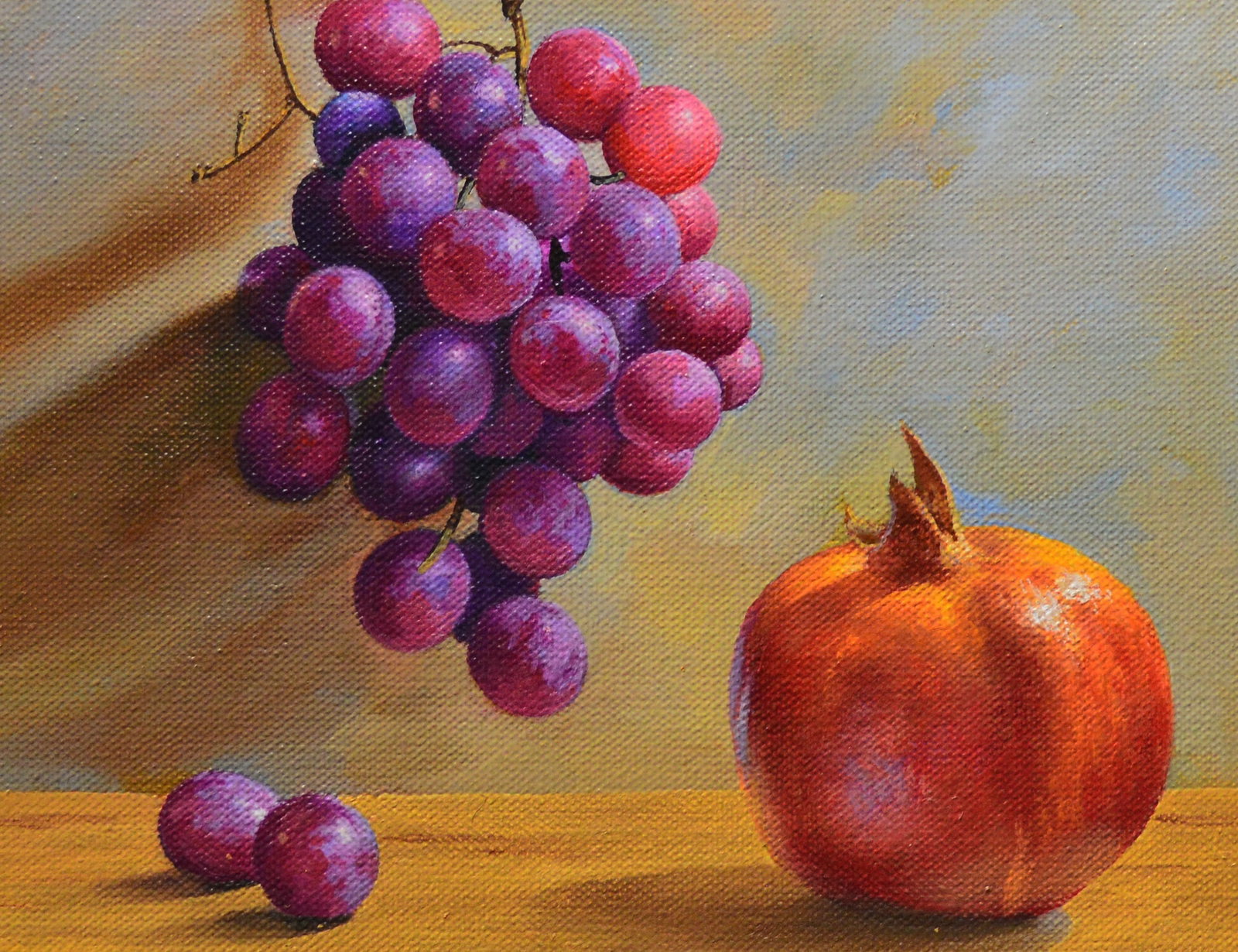 Still Life with Pomegranate with Grapes - 3