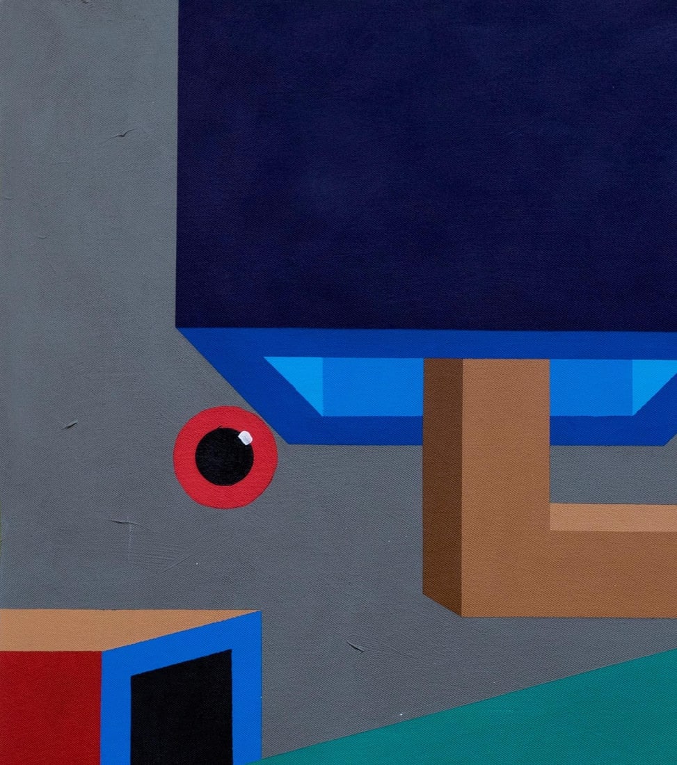 Chinedu Chidebe, Planes of a Split Atom -21st Century, Contemporary, Geometric Abstract, Interior, - 6