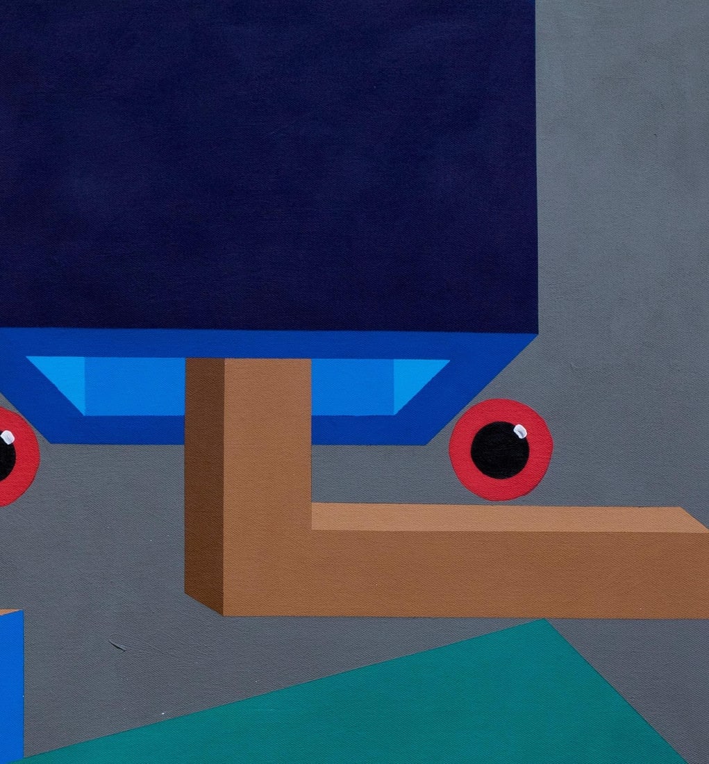 Chinedu Chidebe, Planes of a Split Atom -21st Century, Contemporary, Geometric Abstract, Interior, - 7