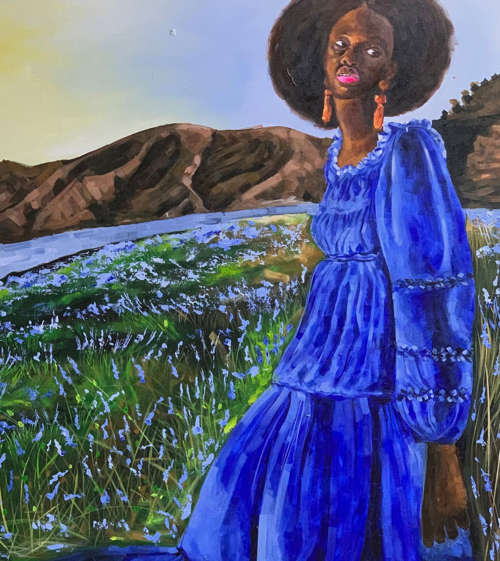 Elie HATUNGIMANA, Beacon of Light -21st Century, Contemporary, Figurative Portrait, Landscape, 2023 - 3