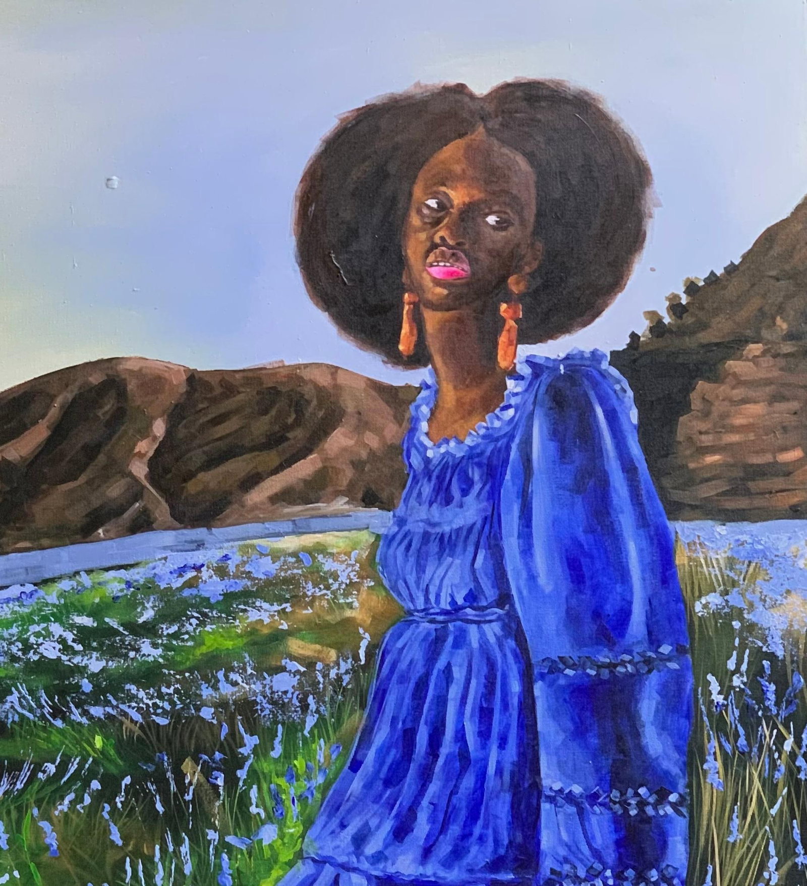 Elie HATUNGIMANA, Beacon of Light -21st Century, Contemporary, Figurative Portrait, Landscape, 2023 - 6