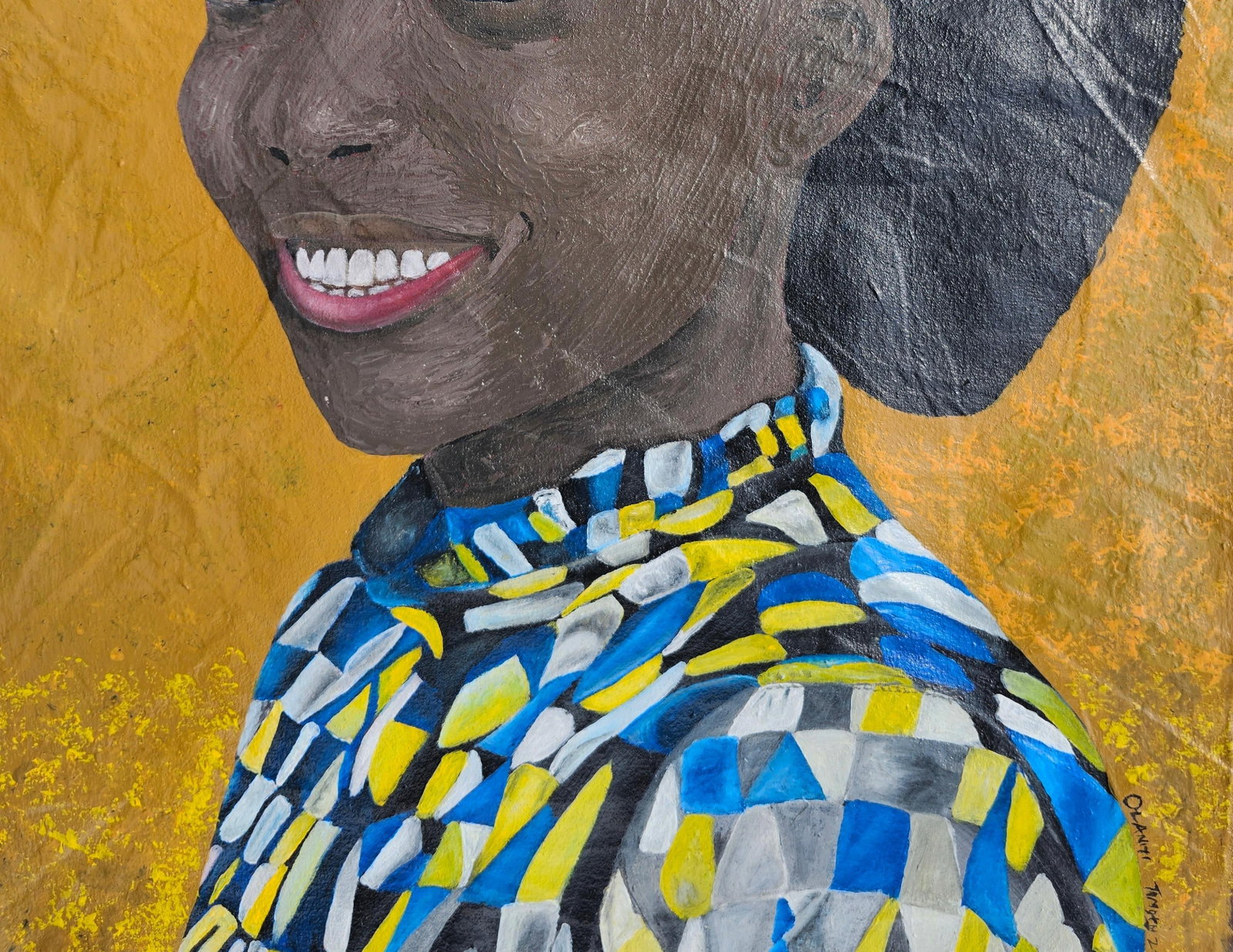 Olaniyi Timothy, Enigmate Radiance (A portrait of Grace and Virtue) - 21st Century, Contemporary, - 3