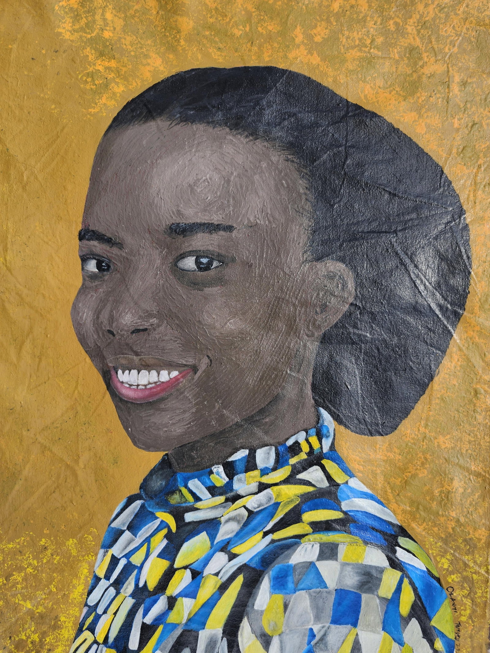 Olaniyi Timothy, Enigmate Radiance (A portrait of Grace and Virtue) - 21st Century, Contemporary, - 5
