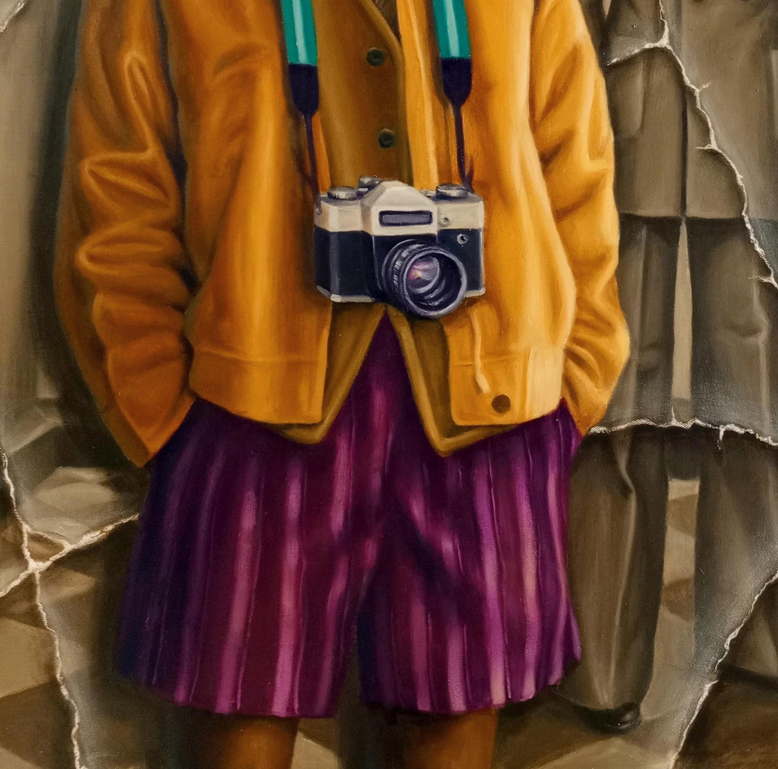 Oluwaseun Ojebiyi, Timeless Friends -21st Century, Contemporary, Figurative Painting, Oil, 2024 - 7