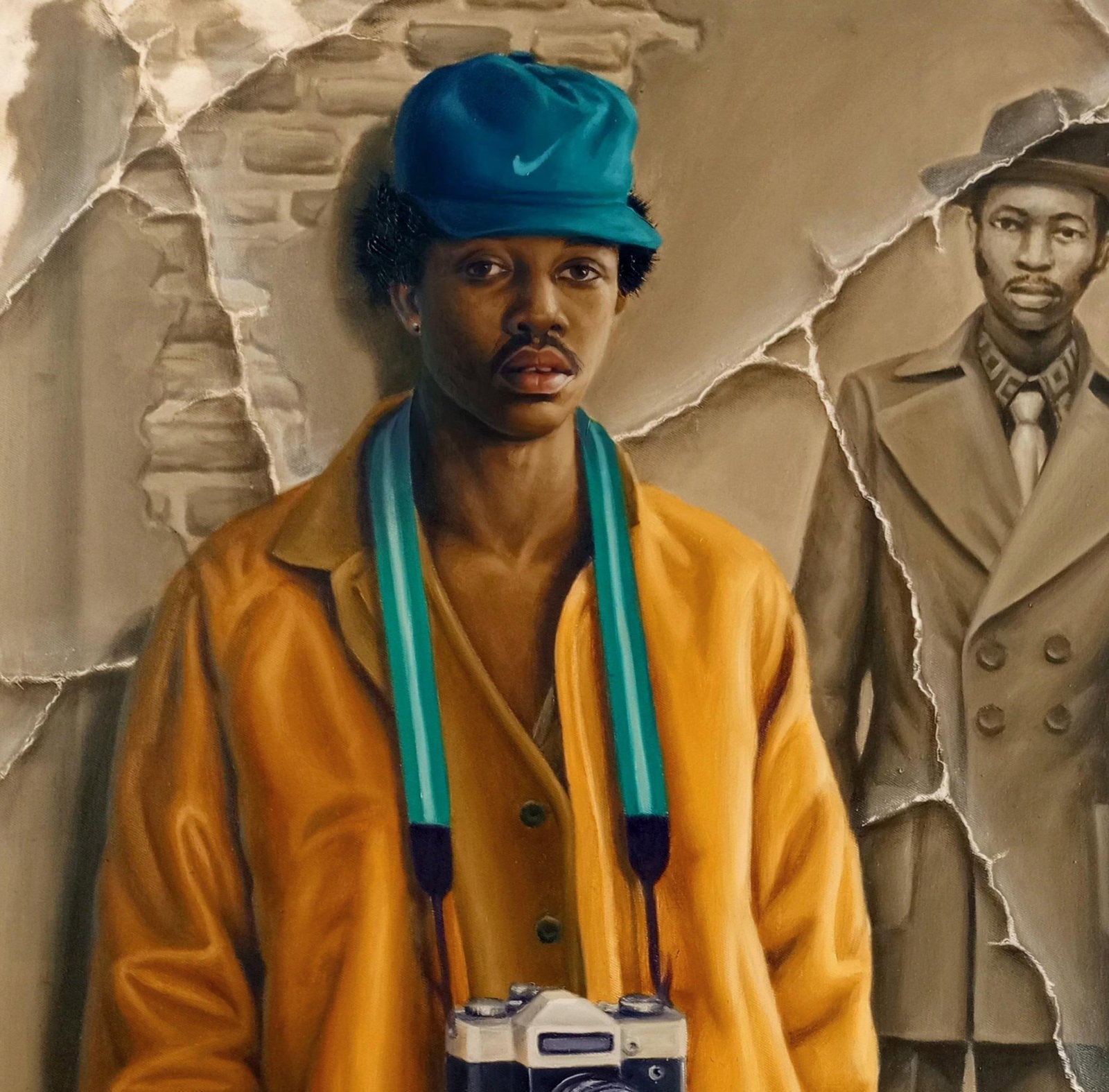 Oluwaseun Ojebiyi, Timeless Friends -21st Century, Contemporary, Figurative Painting, Oil, 2024 - 11