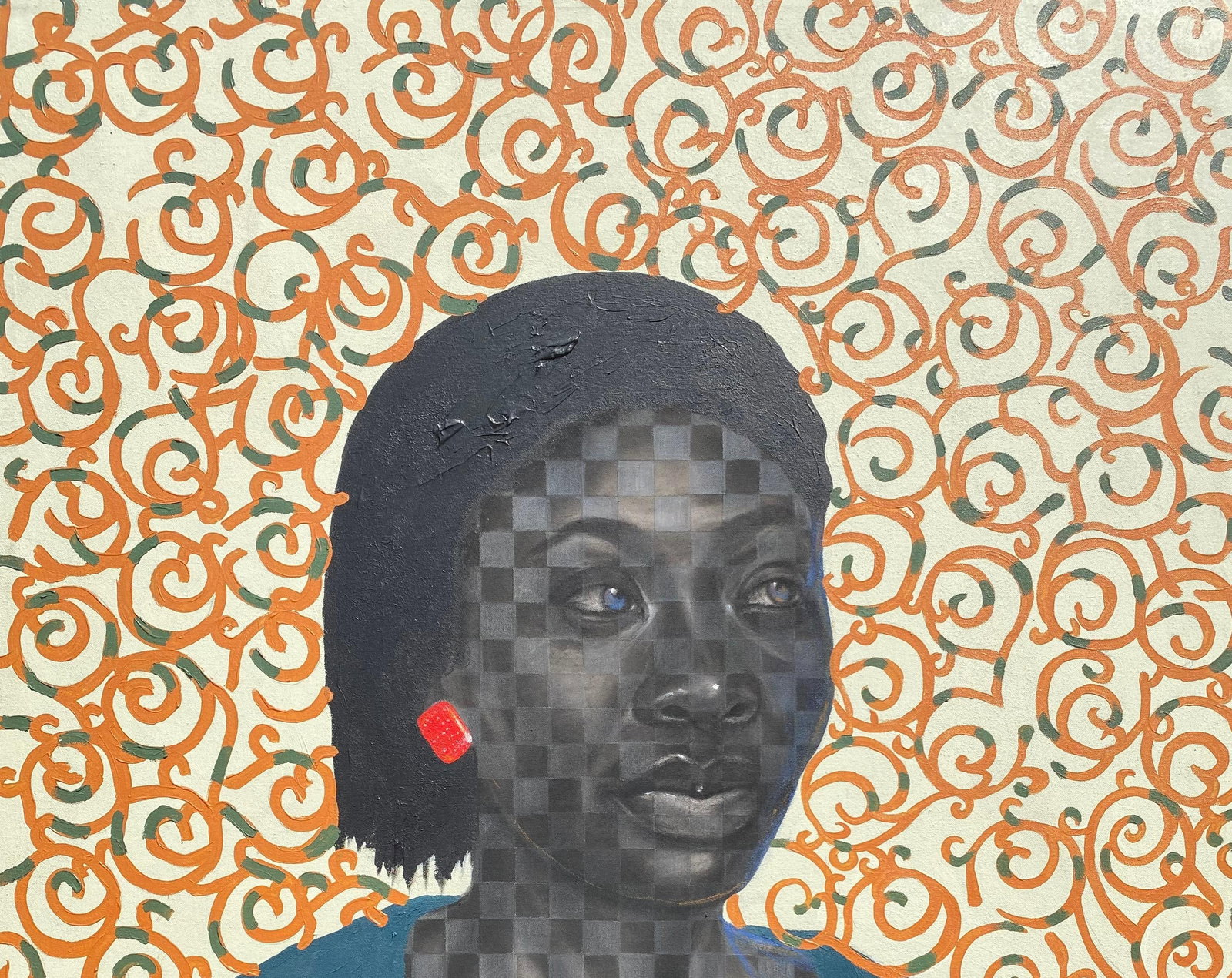 Oluwatosin Ogunniyi , Blood Sister - 21st Century, Contemporary, Figurative Portrait, Black Women - 3