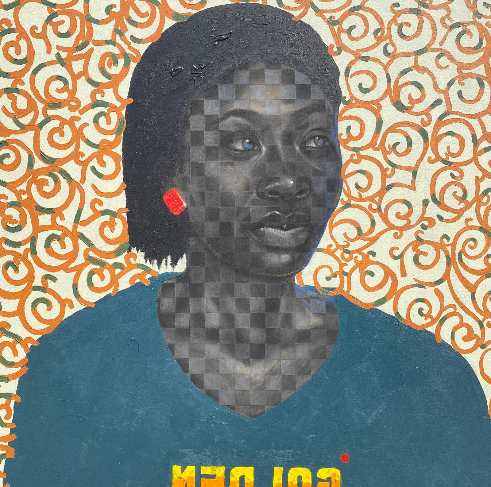 Oluwatosin Ogunniyi , Blood Sister - 21st Century, Contemporary, Figurative Portrait, Black Women - 5