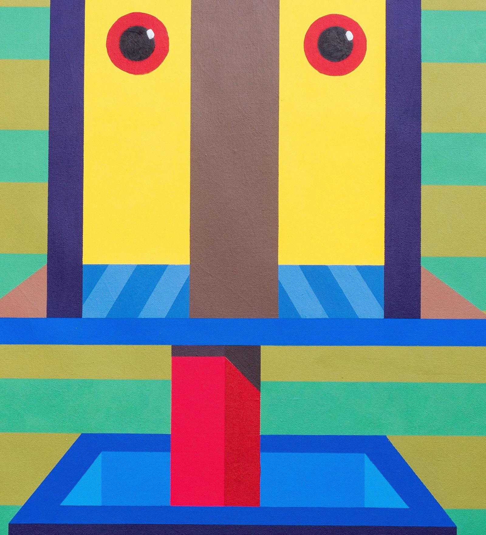 Chinedu Chidebe, Psychedelic Portal - 21st Century, Contemporary, Geometric Abstract, Interior, 2024 - 4