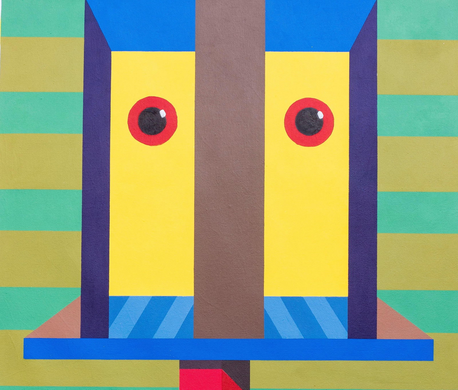 Chinedu Chidebe, Psychedelic Portal - 21st Century, Contemporary, Geometric Abstract, Interior, 2024 - 6