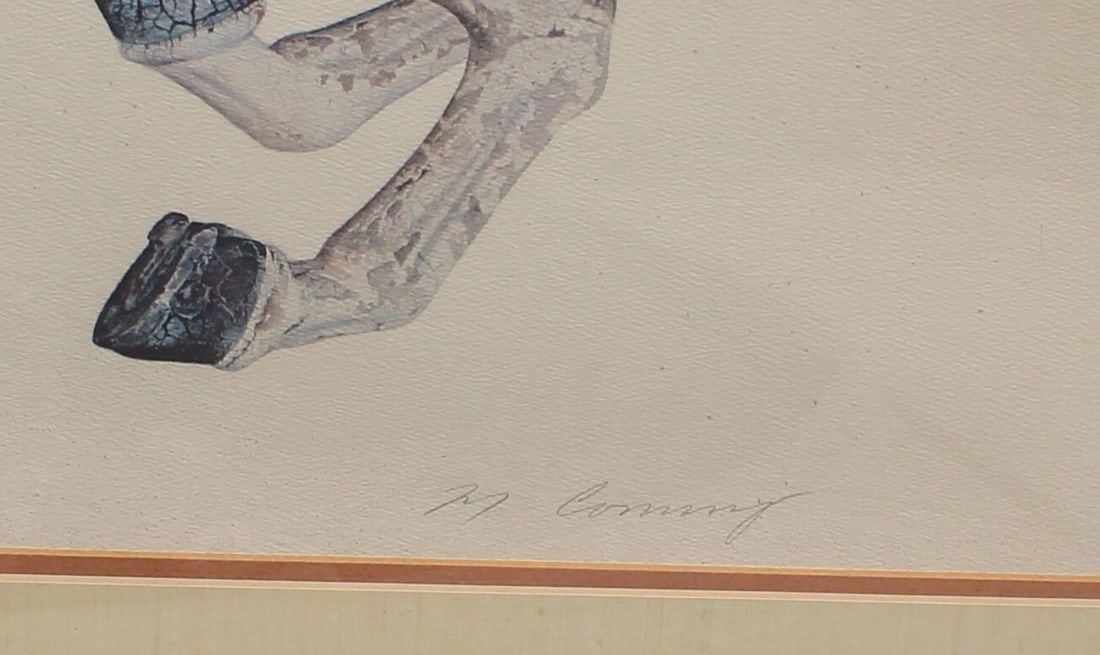 MERV CORNING Carousel Horse Signed/Numbered Lithograph 41/500 - 6