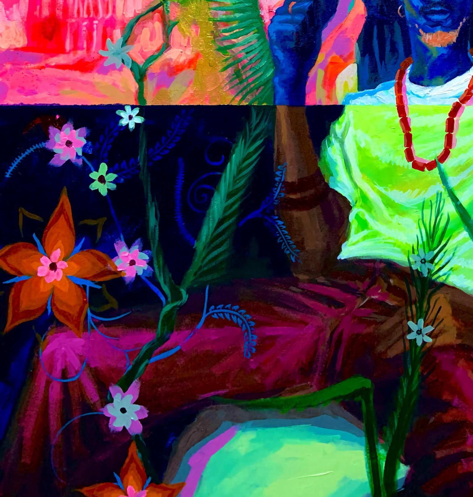 Godfrey Chukwuebuka , Cultural Fusion -21st Century, Contemporary, Figurative Painting, Women art, - 8