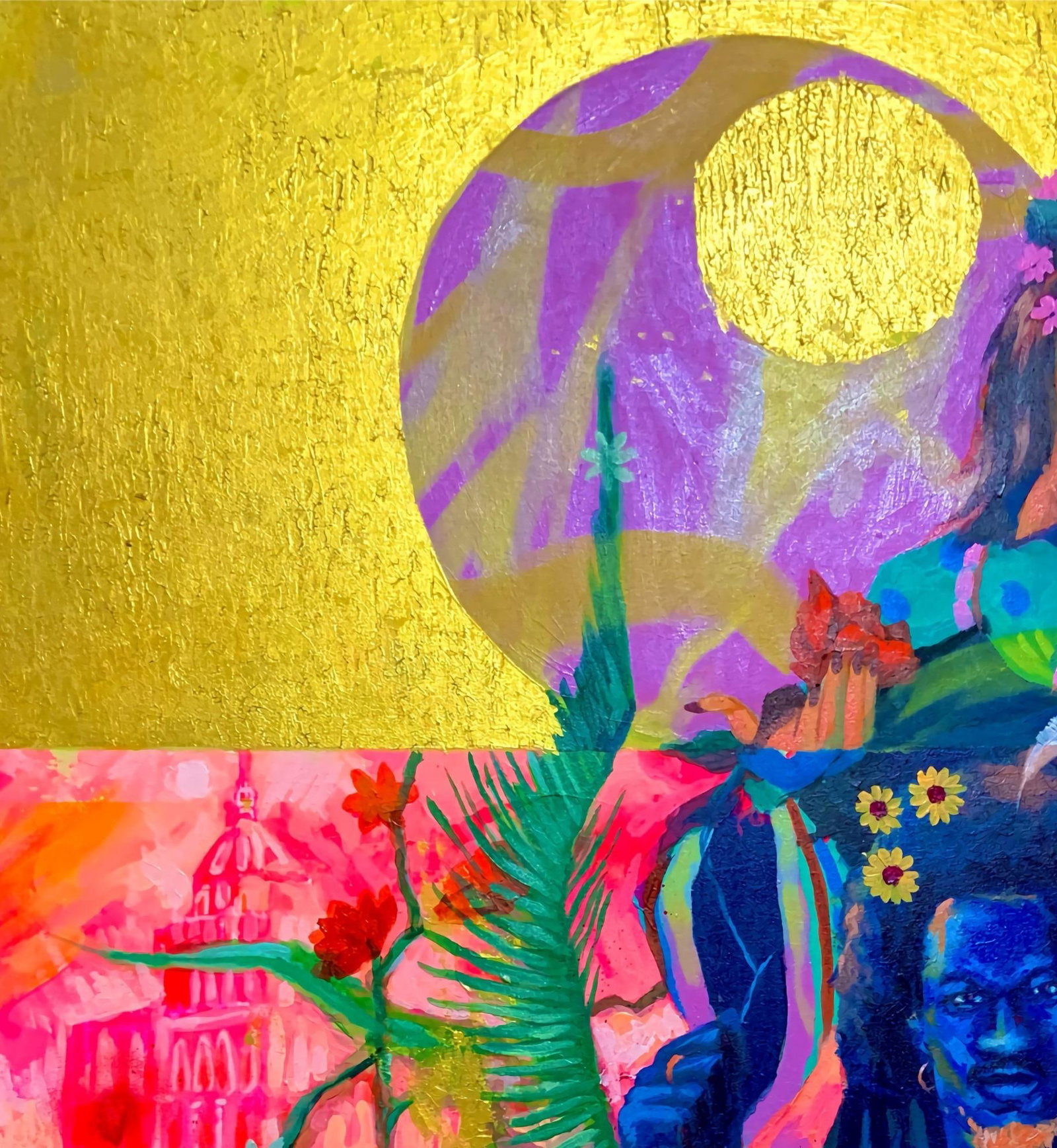 Godfrey Chukwuebuka , Cultural Fusion -21st Century, Contemporary, Figurative Painting, Women art, - 6