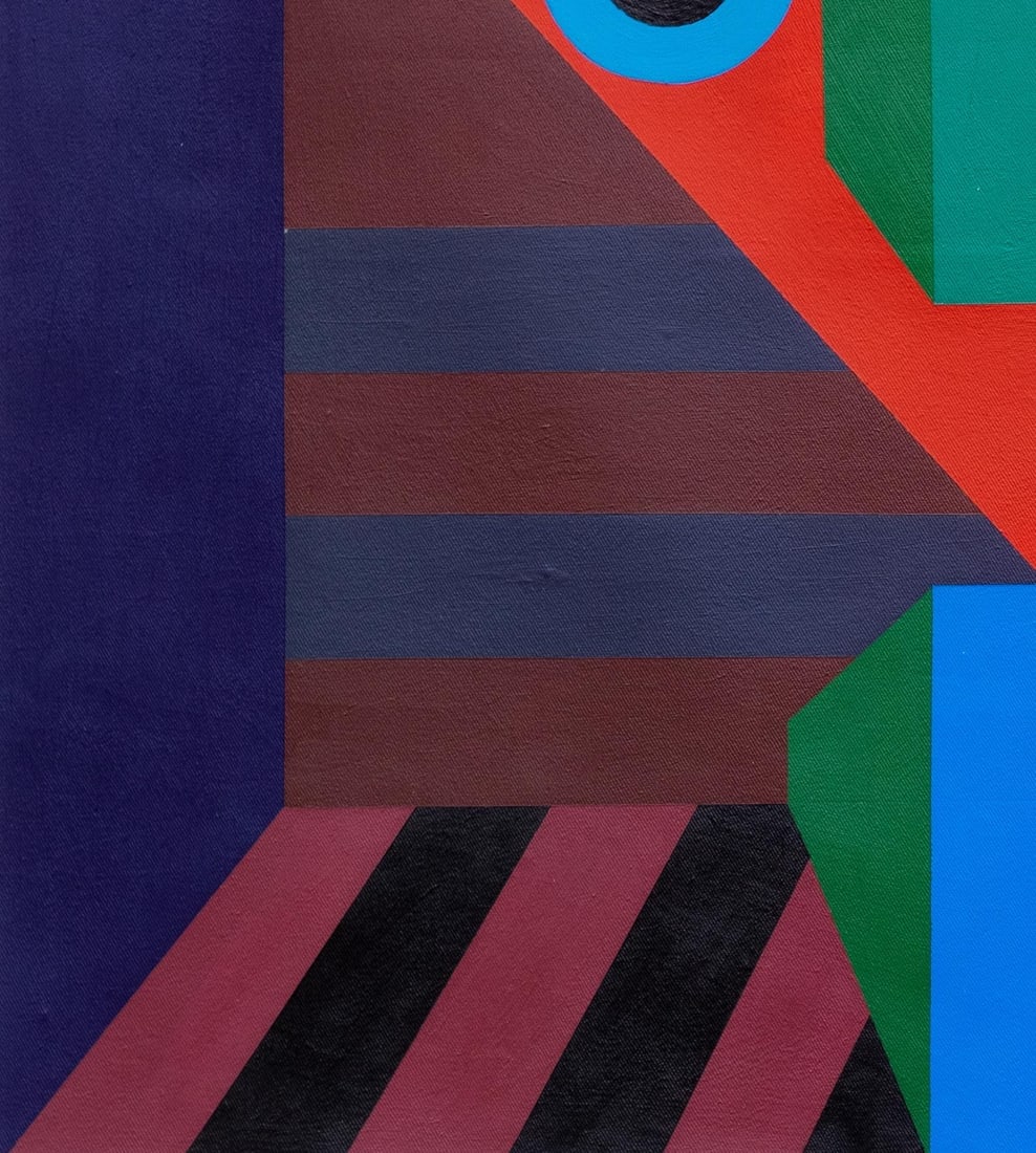 Chinedu Chidebe, Face 1 - 21st Century, Contemporary, Geometric Abstract, Interior, Art Deco, 2024 - 7