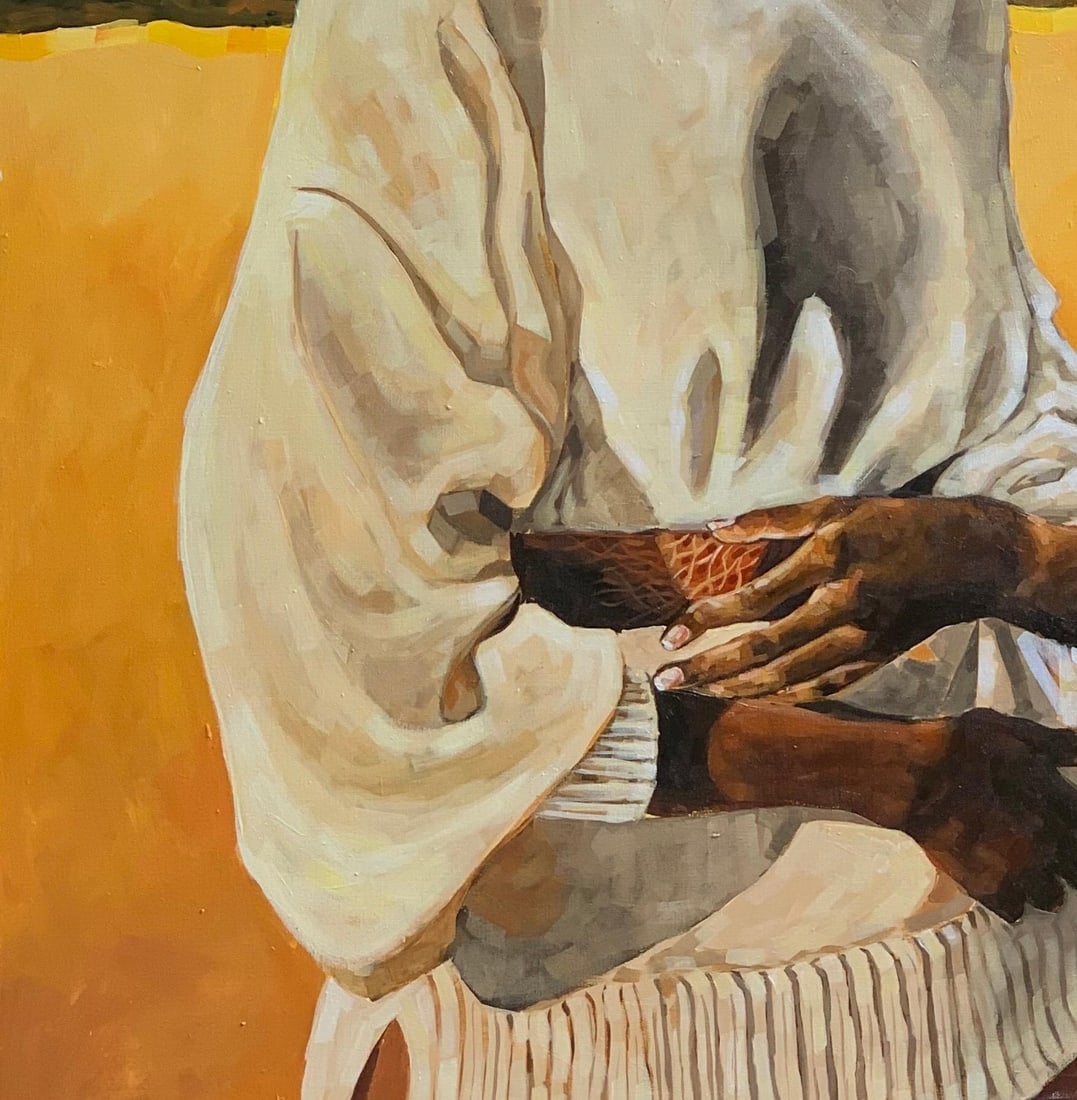 Elie HATUNGIMANA, Echoes of Love -21st Century, Contemporary, Figurative Painting, Women Art, 2023 - 7
