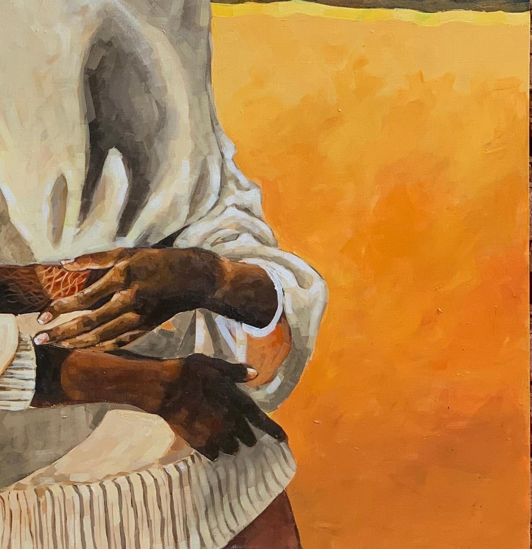 Elie HATUNGIMANA, Echoes of Love -21st Century, Contemporary, Figurative Painting, Women Art, 2023 - 8