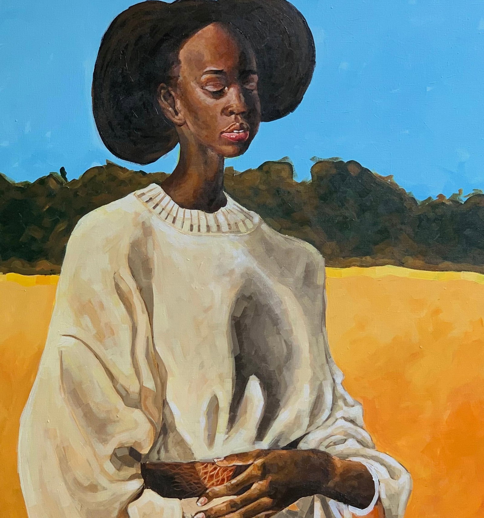 Elie HATUNGIMANA, Echoes of Love -21st Century, Contemporary, Figurative Painting, Women Art, 2023 - 9