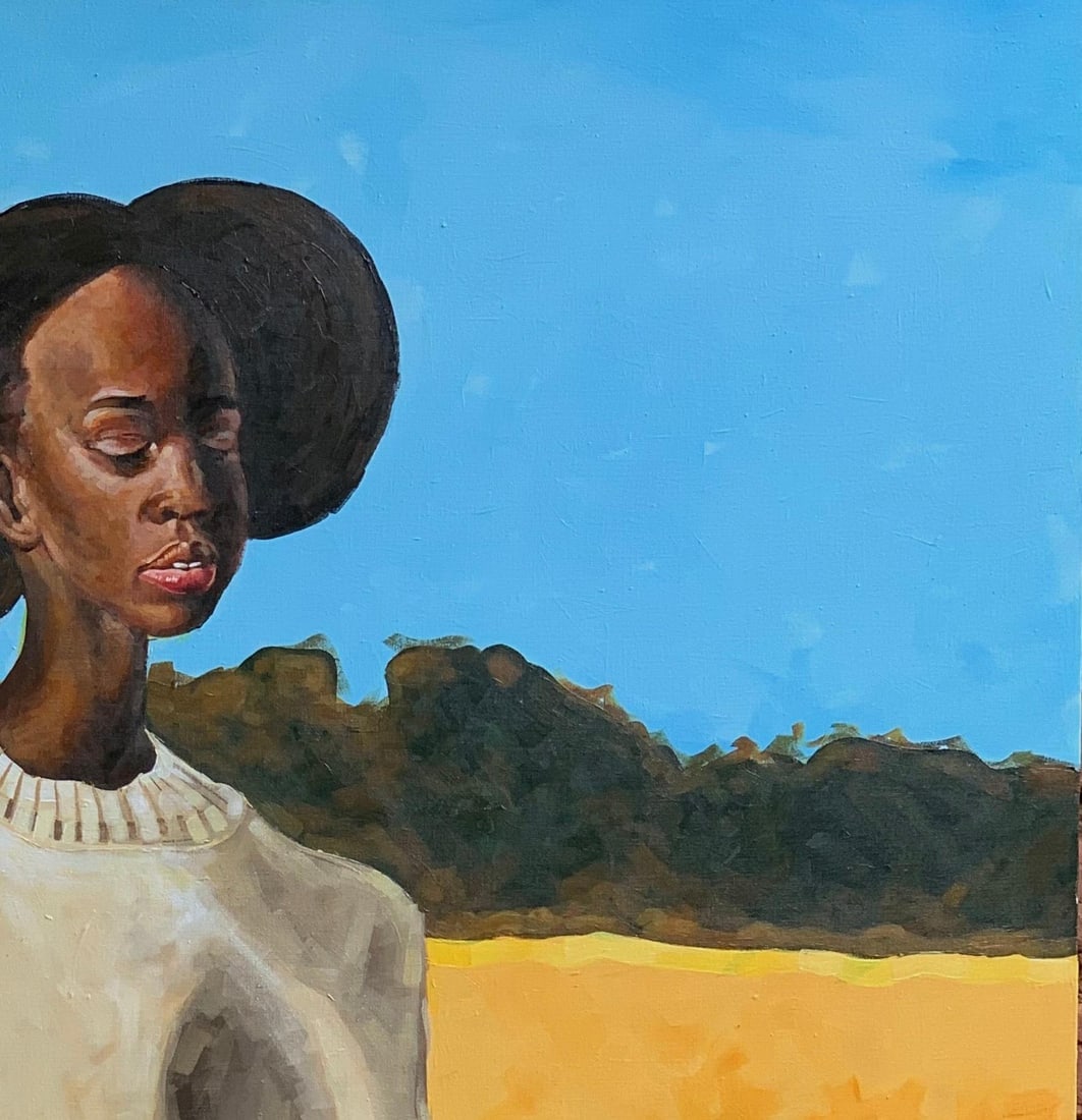 Elie HATUNGIMANA, Echoes of Love -21st Century, Contemporary, Figurative Painting, Women Art, 2023 - 12