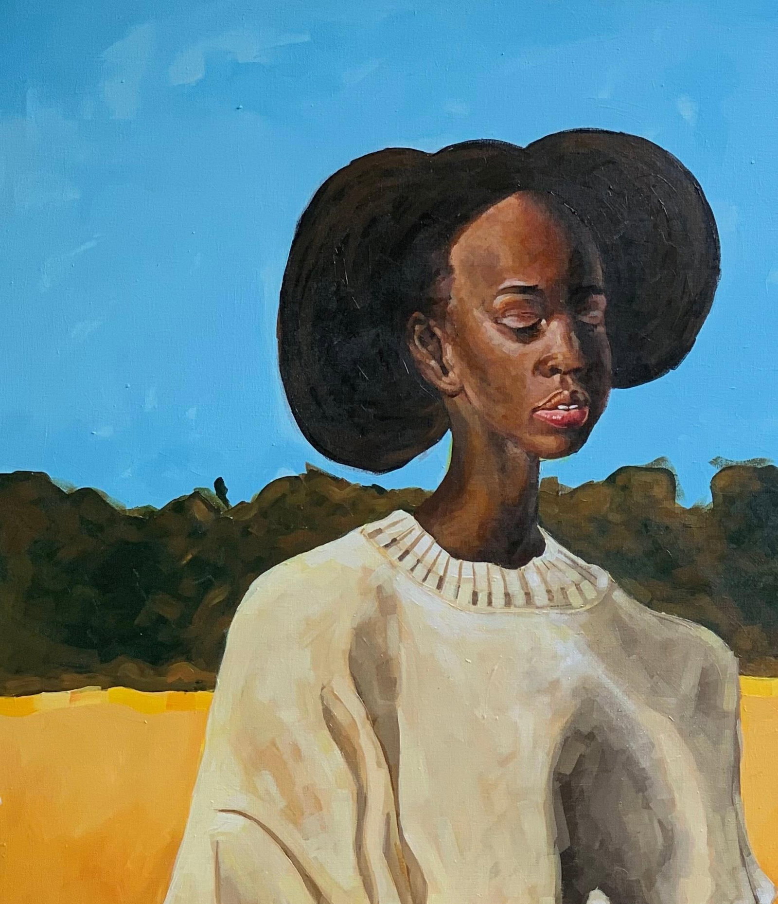 Elie HATUNGIMANA, Echoes of Love -21st Century, Contemporary, Figurative Painting, Women Art, 2023 - 5