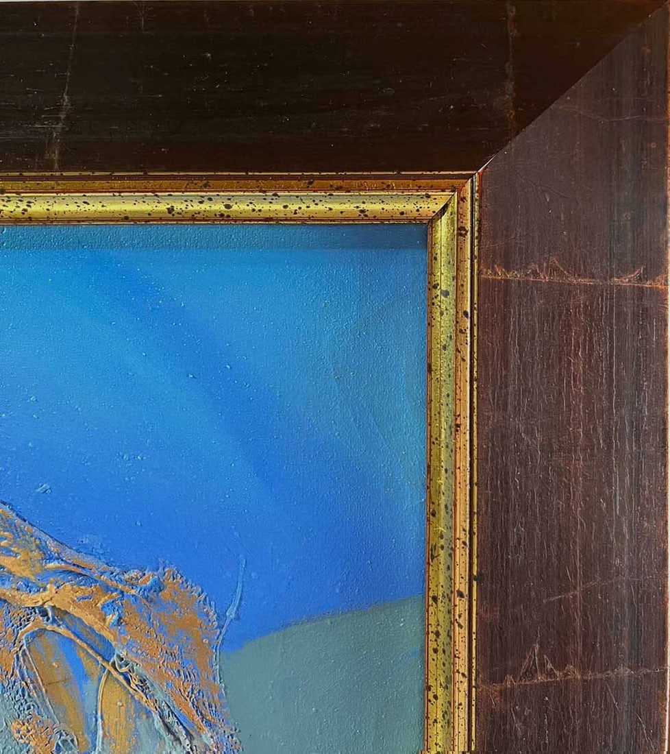 Alberto Schiuma Vestigio 1999 Oil Painting on Canvas framed - 3