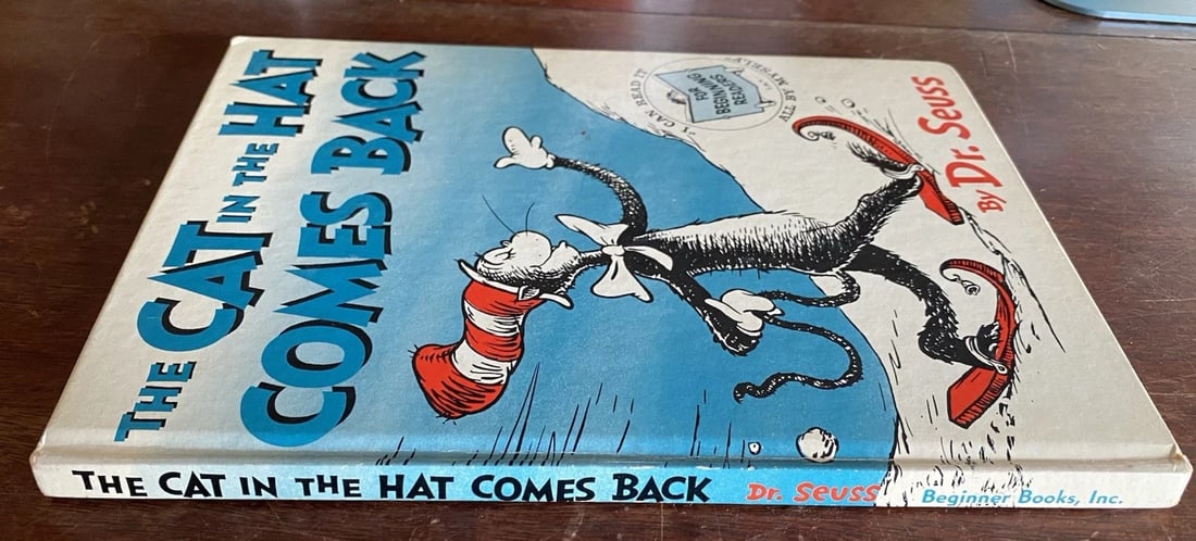 Dr Seuss The Cat in the Hat Comes Back 1stEdition/1st Printing Stated 1958 Good - 5