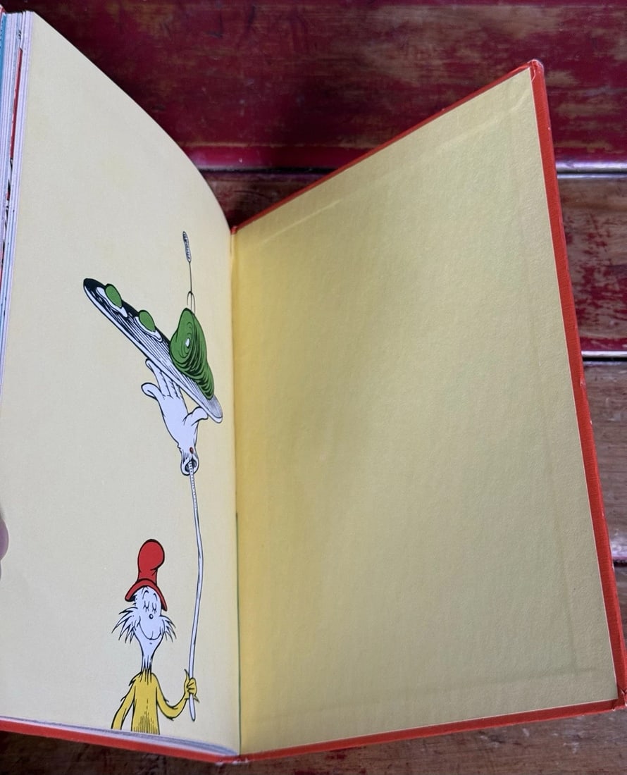 Vintage GREEN EGGS AND HAM by Dr. SEUSS 1960 Book Club 1st Edition/1st Hardcover - 12