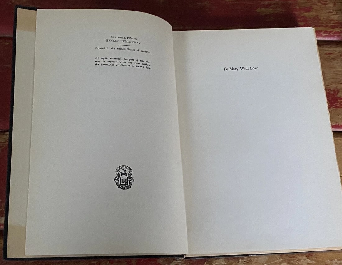 ERNEST HEMINGWAY ACROSS THE RIVER AND INTO THE TREES FIRST ED/Early Print HC/DJ - 13