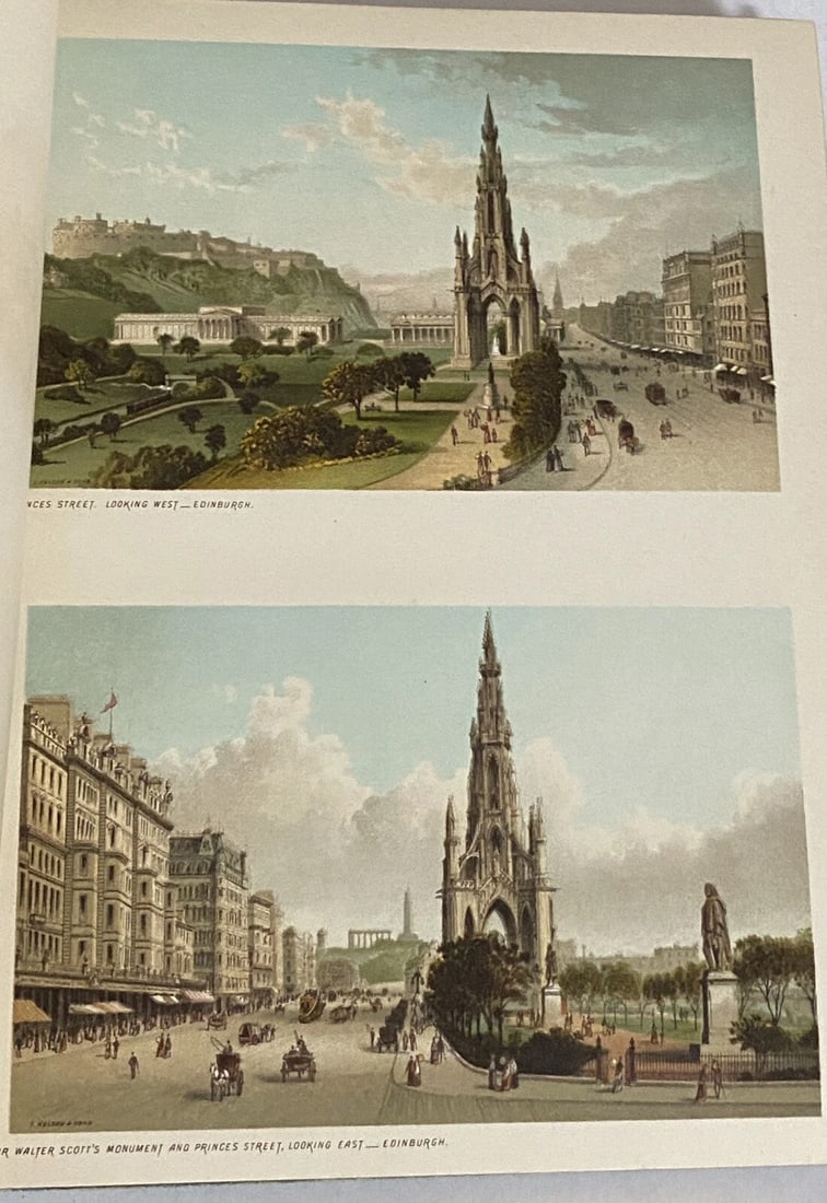 SOUVENIR OF SCOTLAND Its Cities Lakes and Mountains 1891Hardcover T. Nelson&Sons - 5