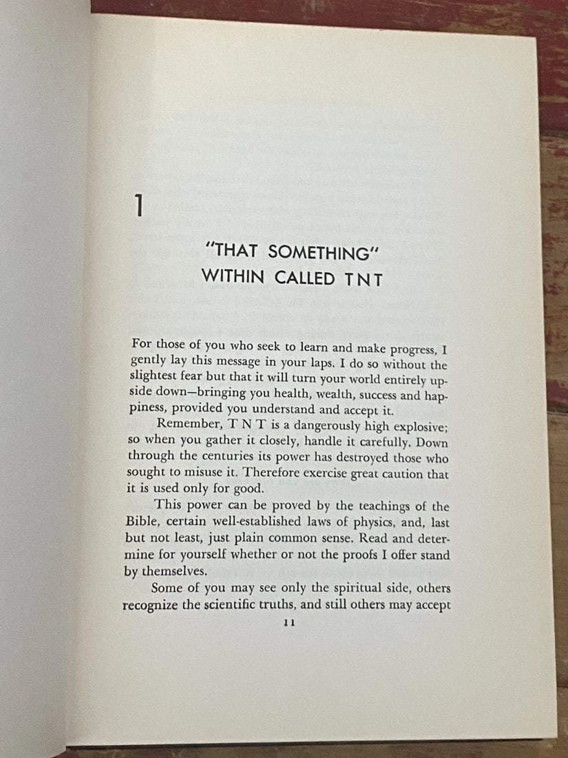 TNT The Power Within You by Claude M. Bristol Prentice-Hall HC 1958 1st Edition - 8
