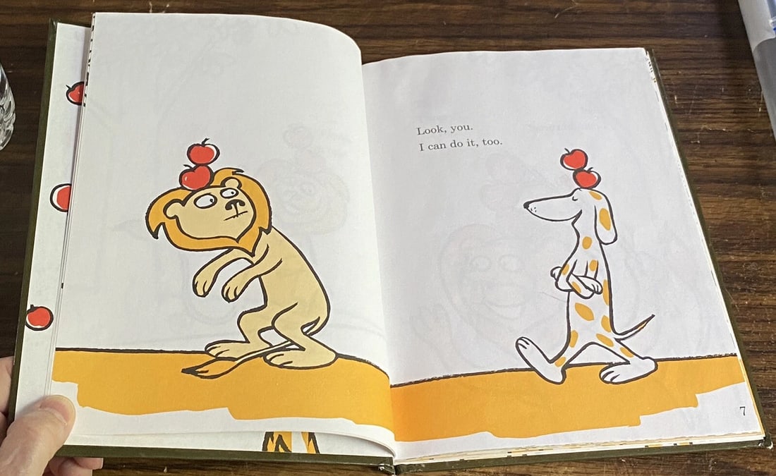 Ten Apples Up on Top!Theo LeSieg aka Dr. Seuss HC 1961/1989 BeginnerBooks NOT BC - 6