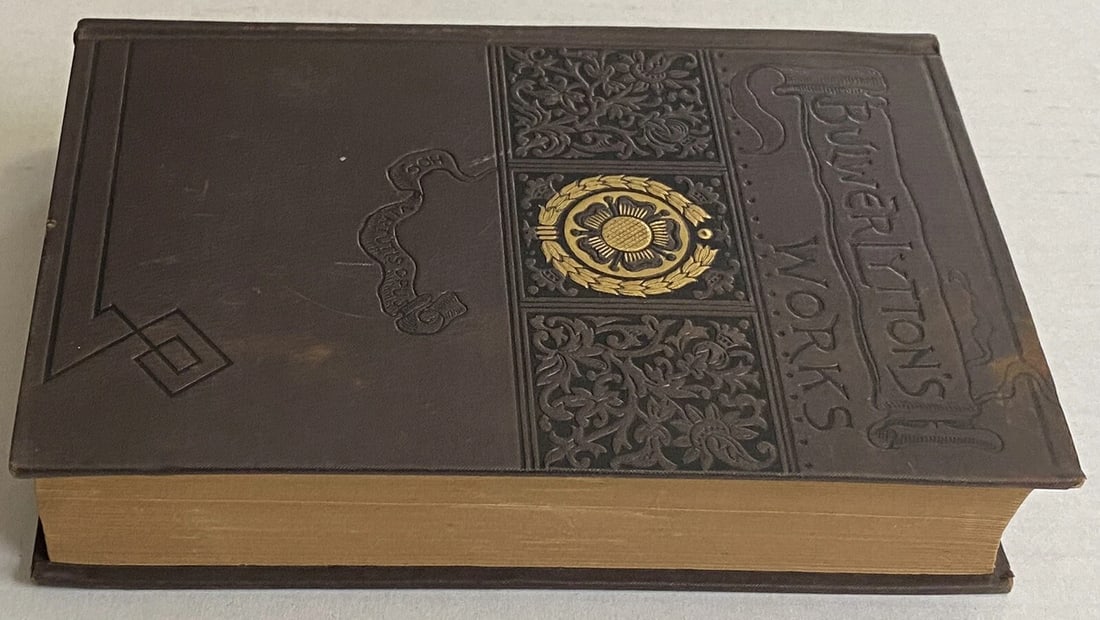 Bulwer Lytton's Works MY NOVEL HC Belford Clarke 1st Ed Late 1800’s Very Good - 8