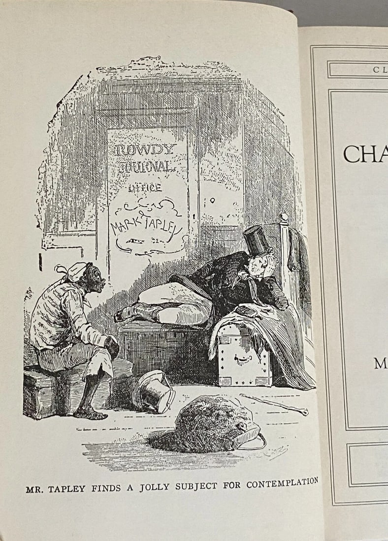 Charles Dickens MARTIN CHUZZLEWIT Vol. II Books Inc. 1936 HC - 4