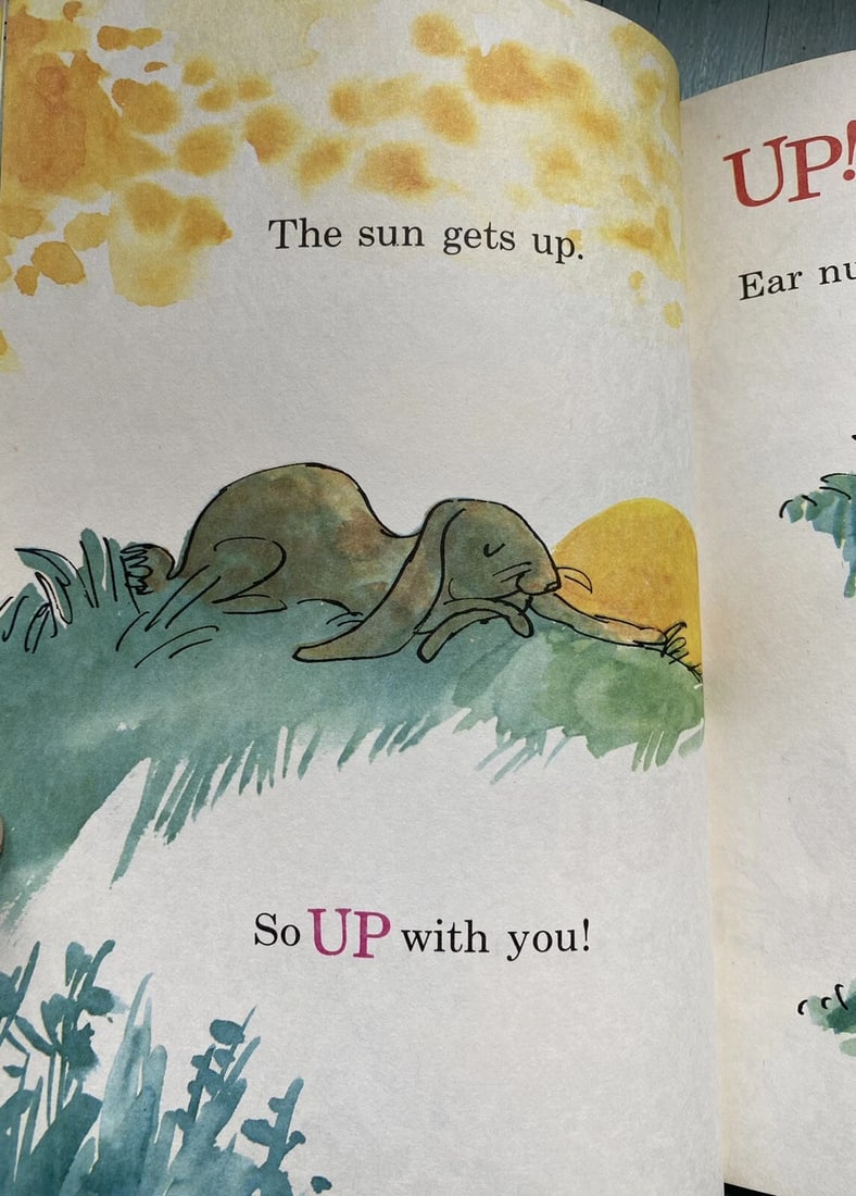 Great Day for Up Bright & Early Grolier BC 1st Edition Hardcover Dr. Seuss 1974 - 8