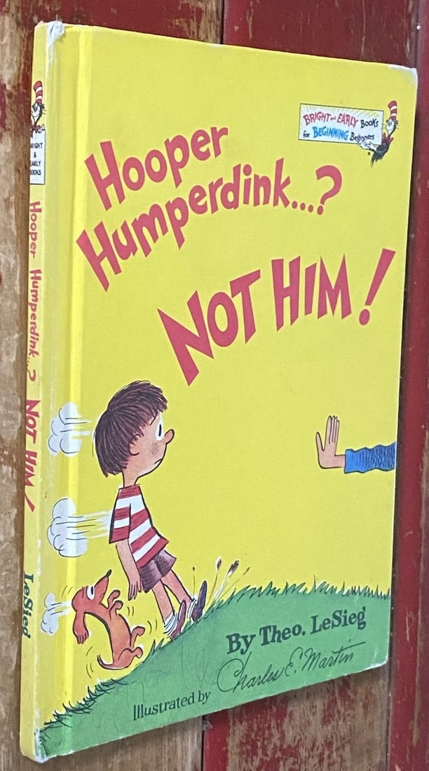 (Dr.Seuss) Theo LeSieg HOOPER HUMPERDINK? NOT HIM! 1976 1st BC Ed.6th Print RARE - 4